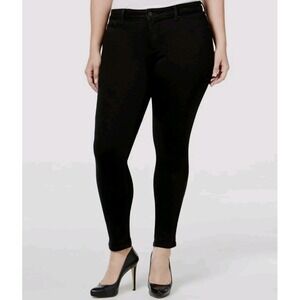 Jessica Simpson Women's Black Kiss‎ Me Super-Skinny Jeans Pants Plus Size 16W